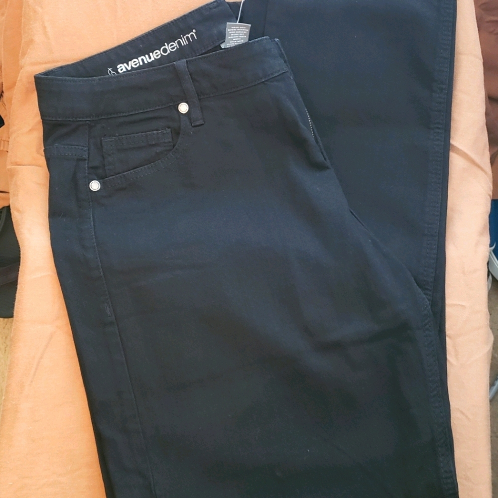 NWT Avenue Straight Leg Dark Wash Jeans